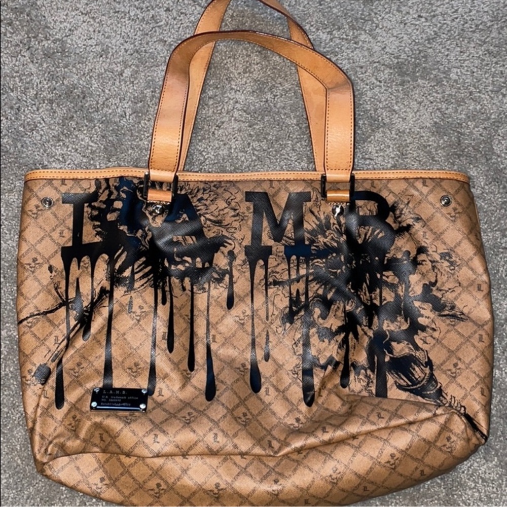 l.a.m.b. Large tote bag